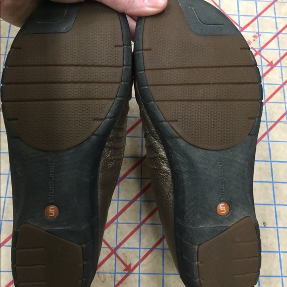 Clark’s Unstructured metallic flats size 8.5 - Picture 7 of 7
